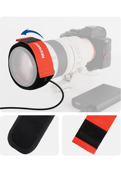 Kamera Lensi Buğu Çözücü Bant Buğu Çözücü Isıtma Bandı Sıcak Kemer Soğuk Buğulanma Önleyici Çok Fonksiyonlu Isıtma Bandı, 400MM (Yurt Dışından) indirimleri