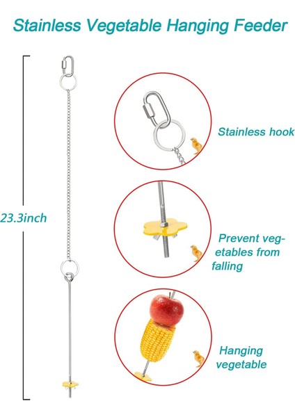Kümeslerle Uyumlu 3'lü Paket, Tavuk Ksilofon Oyuncakları, Tavuklarla Uyumlu Tavuk Ayna Oyuncakları, Tavuklarla Uyumlu Sebze Asma Yemliği (Yurt Dışından) fırsatları