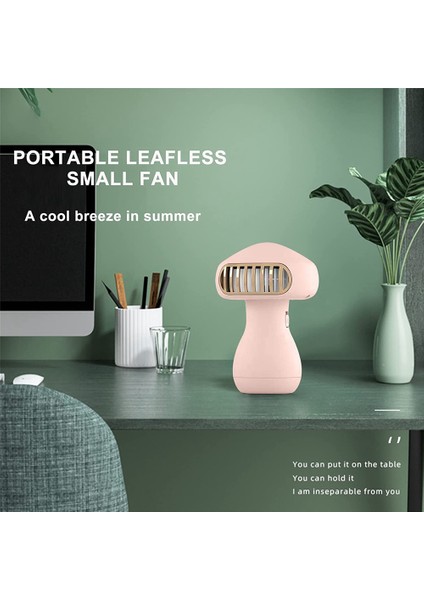 Taşınabilir Fan Şarj Edilebilir, Mini Taşınabilir, El Tipi Fan, Ev Için Kişisel El Tipi, Ofis B (Yurt Dışından)