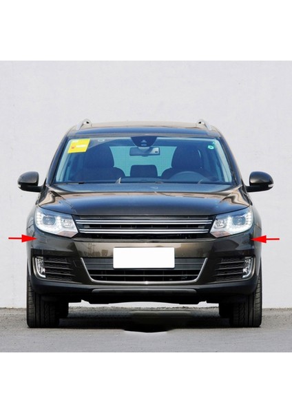 Araba Ön Tampon Far Su Püskürtme Kapağı Far Yıkama 2013-2017 ile Uyumlu 5ND955109A 5ND955110A (Yurt Dışından) modelleri