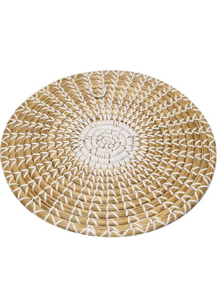 Декоративные Подарки,el Yapımı Asılı Duvar Sepeti Dekoru (6'lı Set) Yuvarlak Dokuma Sepet, Yatak Odası, Mutfak, Oturma Odası Için Boho Ev Dekor Tepsileri (Yurt Dışından)