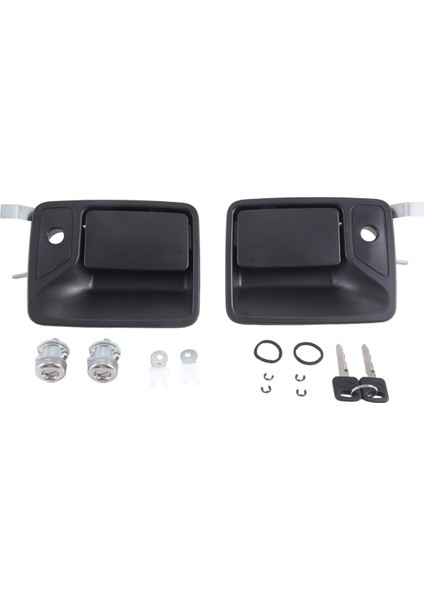 Super Duty F250 F350 1999-2016 ile Uyumlu Klipsli Araba Kapı Kolu ve Kilit Silindiri (Yurt Dışından)