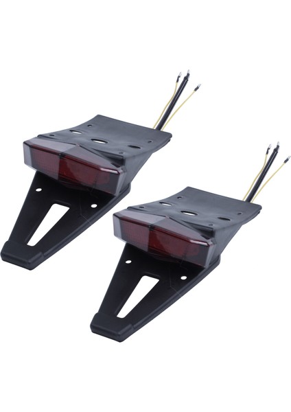 2x Motosiklet Dirt Bike LED Kuyruk Arka Fren Plaka Işığı (Yurt Dışından)