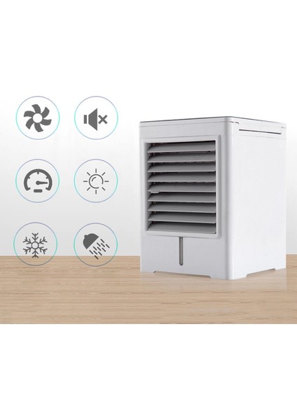 USB Hava Soğutucu Mini Küçük Taşınabilir Masaüstü Yurt Masası Klima Fanı Soğutma Elektrikli (Yurt Dışından) fırsatları