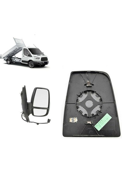 2 Adet Transit Mk8 2014 -2020 ile Uyumlu Sol Sağ Isıtmalı Arka Ayna Camı + Arka Plaka 1823986 1823985 (Yurt Dışından) fırsatları