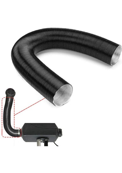 Многоцелевые Наборы,2 Adet 60 mm Alüminyum Folyo Isıtıcı Hortum Ön Isıtıcı Hortum 2000 W Hava Isıtıcı Çıkışı Araba Hava Kanalı Tahliye Hortumu (Yurt Dışından)