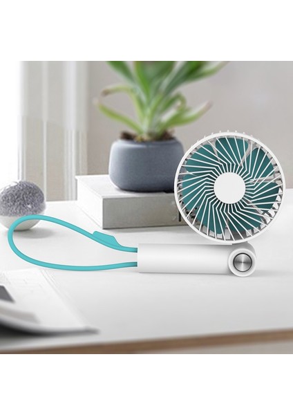 Yaz Taşınabilir Mini Fan 3 Hız Ayarlanabilir Fanlar USB Şarj Edilebilir Masa El Klima Soğutucu (Yurt Dışından)