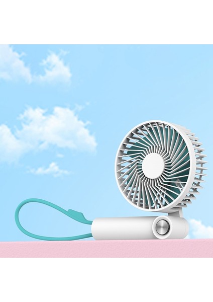 Yaz Taşınabilir Mini Fan 3 Hız Ayarlanabilir Fanlar USB Şarj Edilebilir Masa El Klima Soğutucu (Yurt Dışından)