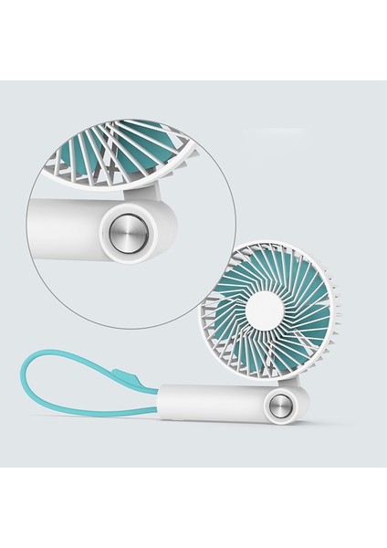 Yaz Taşınabilir Mini Fan 3 Hız Ayarlanabilir Fanlar USB Şarj Edilebilir Masa El Klima Soğutucu (Yurt Dışından)
