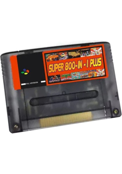 Dıy Super 800 In 1 Plus Oyun Kartı, 16 Bit Oyun Konsolu Oyun Desteği ile Uyumlu Tüm Abd/eur/japonya Konsolları (Yurt Dışından)