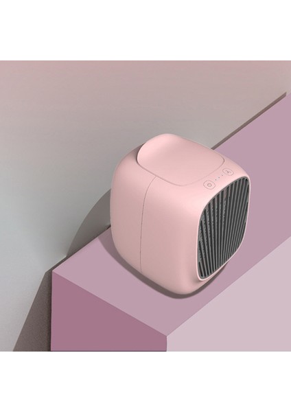 USB Mini Taşınabilir Klima Nemlendirici Arıtma Masaüstü Ofis Ev Için Soğutma Fanı Soğutucu Pembe (Yurt Dışından)