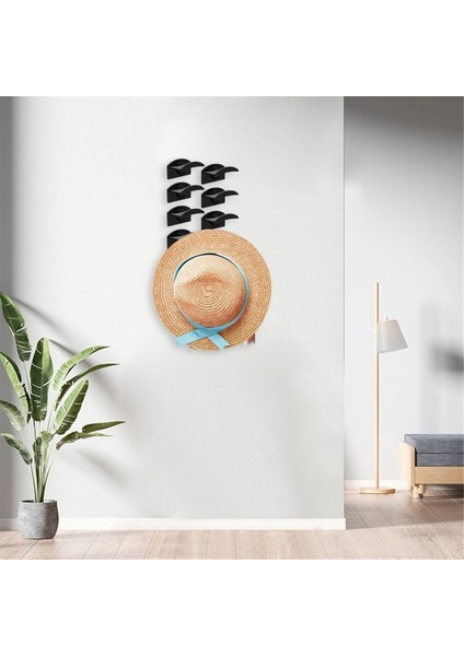 Beyzbol Şapkaları Için Duvar Şapka Rafları Için 12 Adet Yapışkanlı Şapka Kancaları, Minimalist Şapka Rafı Tasarımı, Güçlü Şapka Askıları (Yurt Dışından)