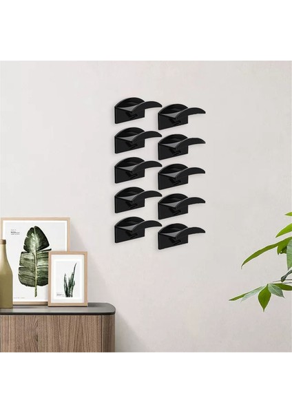Beyzbol Şapkaları Için Duvar Şapka Rafları Için 12 Adet Yapışkanlı Şapka Kancaları, Minimalist Şapka Rafı Tasarımı, Güçlü Şapka Askıları (Yurt Dışından)