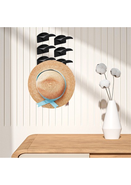 Beyzbol Şapkaları Için Duvar Şapka Rafları Için 12 Adet Yapışkanlı Şapka Kancaları, Minimalist Şapka Rafı Tasarımı, Güçlü Şapka Askıları (Yurt Dışından)