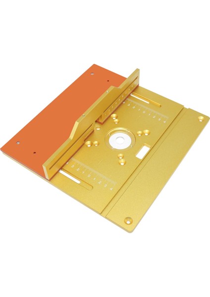 Yönlendirici Masa Ekleme Plakası Ağaç Işleme Alet Seti, Yönlendirici Masa Için Itme Plakalı Zıvana Çiti - Set A (Yurt Dışından)