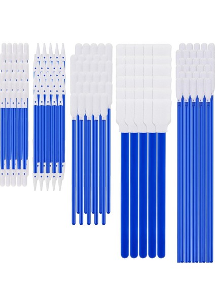 500 Paket Köpük Ucu Temizleme Çubuğu Kiti Temiz Oda Sünger Çubuk 5 Tip Çok Amaçlı Köpük Çubukla Tüy Bırakmayan Köpük Ucu Çubukla (Yurt Dışından)