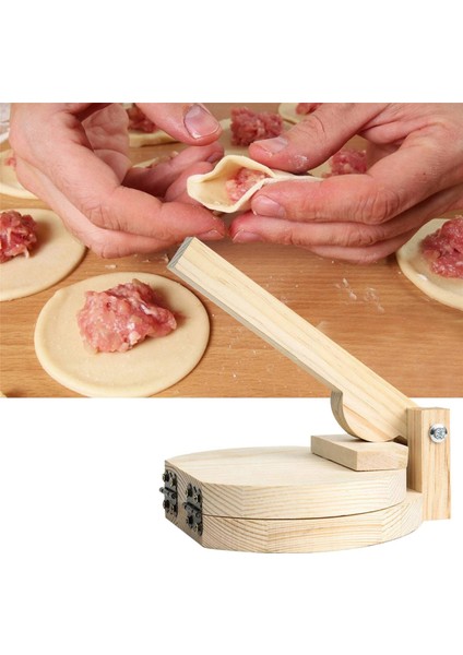 Торт В Форме,2x Ahşap Tortilla Basın Hamur Cilt Makinesi Baskı Chapati Roti Taco Mısır Makinesi Presleme Mutfak Alet Aksesuarları (Yurt Dışından)