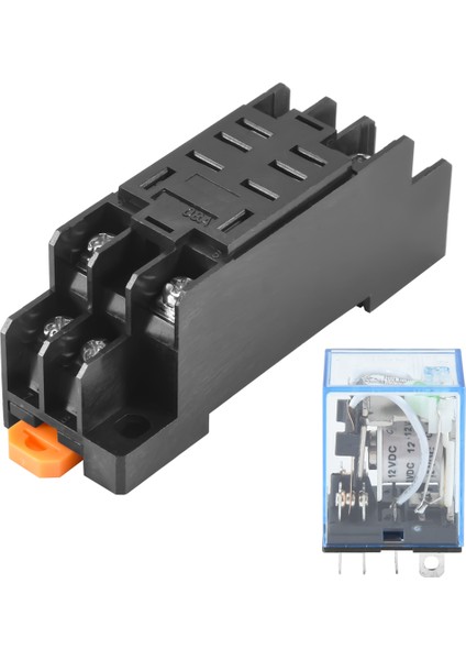 12V Dc Bobin Güç Rölesi Dpdt LY2NJ HH62P-L JQX-13F 10A, PTF08A Soket Tabanlı (Yurt Dışından)