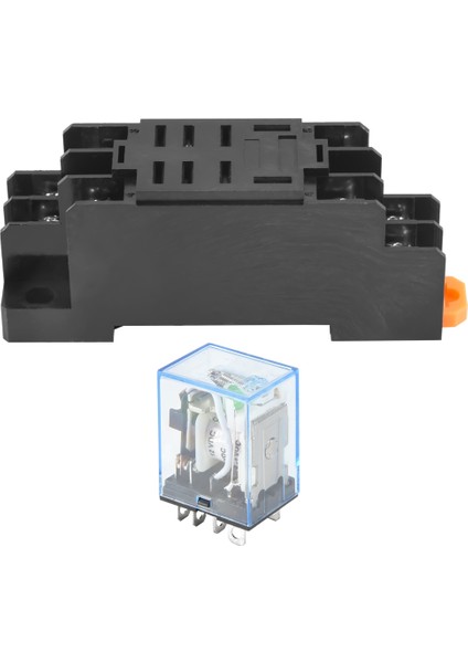 12V Dc Bobin Güç Rölesi Dpdt LY2NJ HH62P-L JQX-13F 10A, PTF08A Soket Tabanlı (Yurt Dışından)