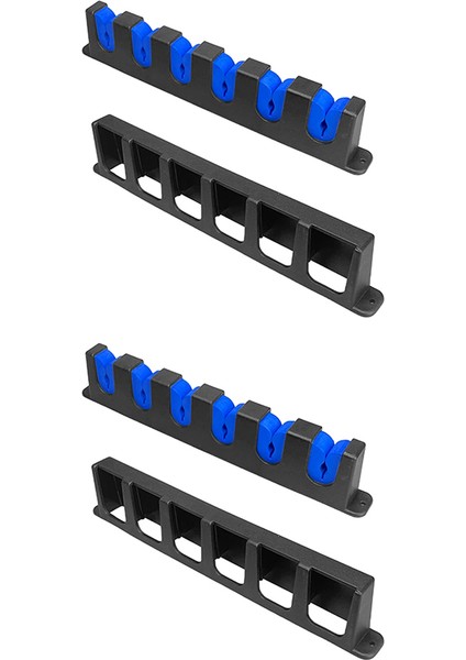 Garaj Kapısı Için 2x Olta Kamışı Tutucu Duvara Montaj, Tekne Için Olta Depolama Rafı, Dikey 6-Rod Organizatör Rafları (Yurt Dışından)