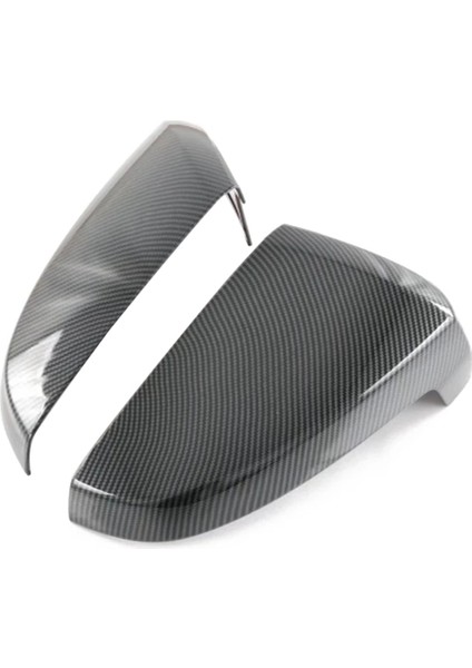 D-Max Dmax 2021 2022 2023 ile Uyumlu Abs Karbon Fiber Dikiz Aynası Kapağı Trim Yan Kapı Ayna Etiket Araba Aksesuarları (Yurt Dışından)