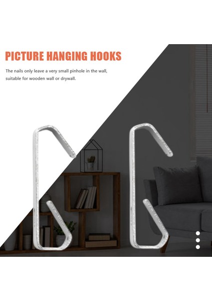 100 Adet Resim Askıları 30LBS, Çivili Fotoğraf Çerçevesi Kancaları, Tuval Için Resim Asma Kiti, Saat, Ev Dekorasyonu (Yurt Dışından) modelleri