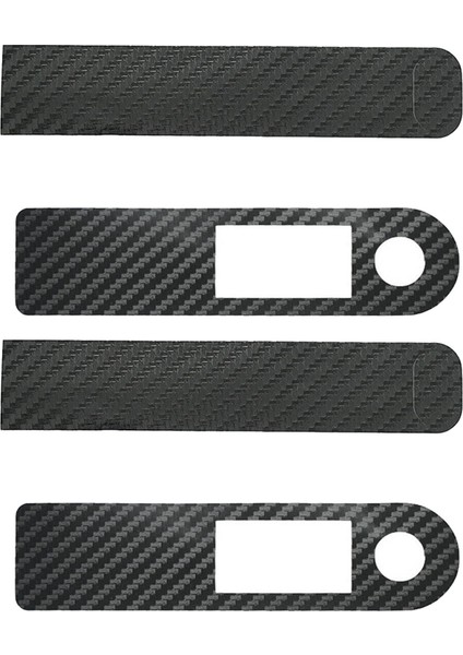 2x Elektrikli Scooter Paneli Karbon Fiber Su Geçirmez Anti-Film Hızlandırıcı Etiket M365 Pro Için (Yurt Dışından)