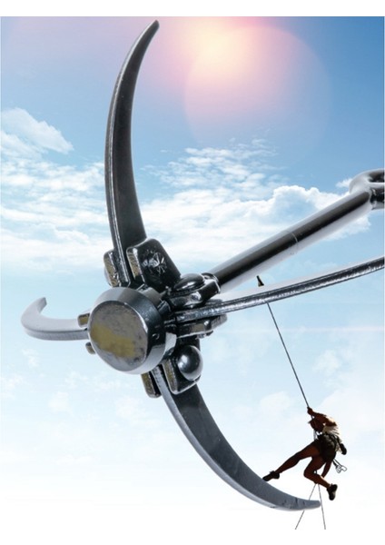 Katlanabilir Survival Grappling Kancası Tırmanma Pençesi ile Uyumlu Çok Fonksiyonlu Alaşımlı Çelik Katlanır Kurtarma Aracı Açık Tırmanma Aracı (Yurt Dışından) indirimleri