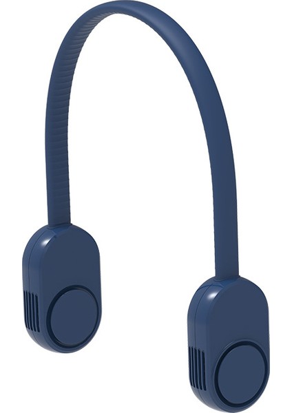 USB Elektrikli Hava Boyun Fanı Bladeless Asılı Soğutucu Açık Spor Şarj Edilebilir Boyun Bandı Fanı, Mavi (Yurt Dışından) indirimleri