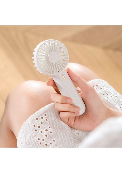 El Tipi USB Fanlar Mini Taşınabilir Dış Mekan Fanı, Şarj Edilebilir, Pille Çalışan Elektrikle Çalışan Ev Siyahı (Yurt Dışından)