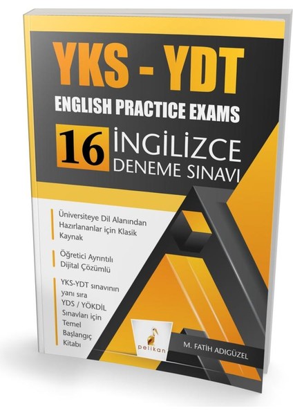Pelikan Yayınları Yds Practice Exams-M. Fatih Adıgüzel fiyatları
