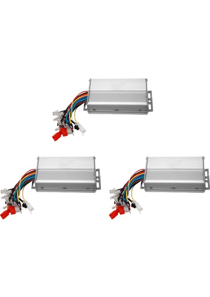 3x 48V 500W Fırçasız Kontrol Cihazı, Elektrikli Bisiklet Scooter Için Alüminyum Alaşımlı E-Bisiklet Fırçasız Motor Kontrol Cihazı (Yurt Dışından)