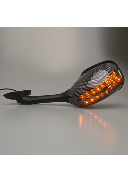 Motosiklet Dikiz Aynası LED Dönüş Sinyal Işığı Lambası Yan Kanat Aynaları ile Uyumlu Gsxr 600 750 1000 K5 K6 K7 K8 K9 (Yurt Dışından) modelleri
