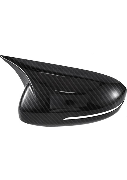 1 Çift Dikiz Aynası Kapağı Konut Öküz Boynuz Trim Kapaklar ile Uyumlu K5 2011-2015 Yan Ayna Etiketi Karbon (Yurt Dışından) indirimleri