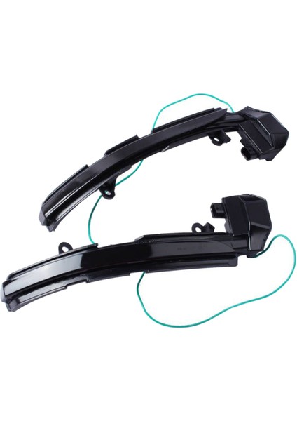 Araba LED Dinamik Yan Dikiz Aynası Işık Dönüş Sinyali Göstergesi ile Uyumlu Xe Xf Xj F-Type Xk Xkr I-Pace Mavi + Sarı (Yurt Dışından)