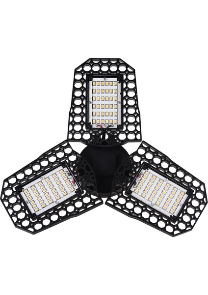LED Garaj Lambası 40W Deforme Edilebilir Işık Yüksek Ayarlanabilir Açı Atölye Endüstriyel Lamba Için LED Işık (Sıcak Beyaz) (Yurt Dışından)