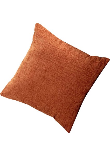 Yanmış Turuncu Yastık Kapakları 18X18 Inç 4'lü Set Modern Çiftlik Evi Rustik Dekoratif Kırlent Örtüsü Kare Yastık Kılıfı (Yurt Dışından)