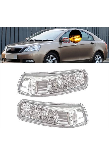 1 Çift LED Dikiz Aynası Işıkları Kapı Kanat Ayna Dönüş Sinyali ile Uyumlu 7 Ec7 EC715 EC718 Yan Ayna Flaşör (Yurt Dışından) fiyatları