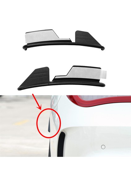 Benz Için C117 CLA45 Amg CLA180 CLA200 CLA250 2013-2019 Tampon Altı Spoyler Etiket Tekerlek Kaş Çamurluk Canard Splitter (Yurt Dışından)