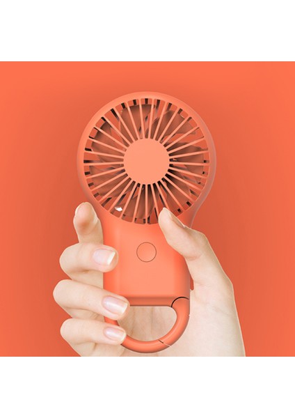 Yeni Karabina Fanlar USB Şarj El 7 Renk Işıkları ile Taşınabilir Küçük Fan Mini Hava Soğutucu Yeşil (Yurt Dışından) modelleri