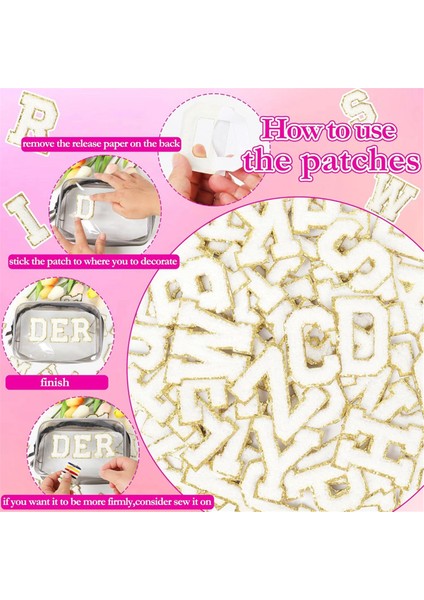 Kendinden Yapışkanlı Mektup Yama Ütüyle Üniversite Mektup Yama Etiket Giyim Sırt Çantası Nakış Aplike Mektup Yama B (Yurt Dışından) indirimleri