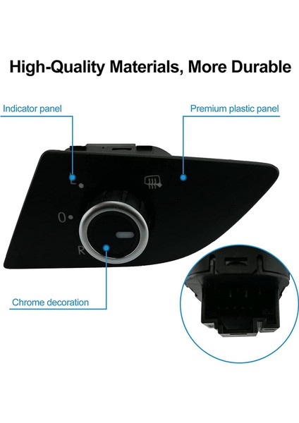 561959565C B7 ile Uyumlu 2012 2013 2014 2015 Sol Ön Sürücü Yan Kapı Ayna Anahtarı (Yurt Dışından) modelleri