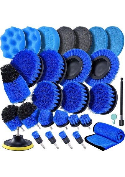 Aparat Seti, Küvetle Uyumlu 27 Parça Elektrikli Scrubber Temizleme Kiti, Uzatma Aparatı (Yurt Dışından)