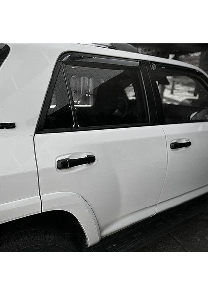 Araba Dış Kapı Kolu Kapak Trim Prado J150 2010-2019 Dış ile Uyumlu, Akıllı Anahtar Delikli Mat Siyah (Yurt Dışından)