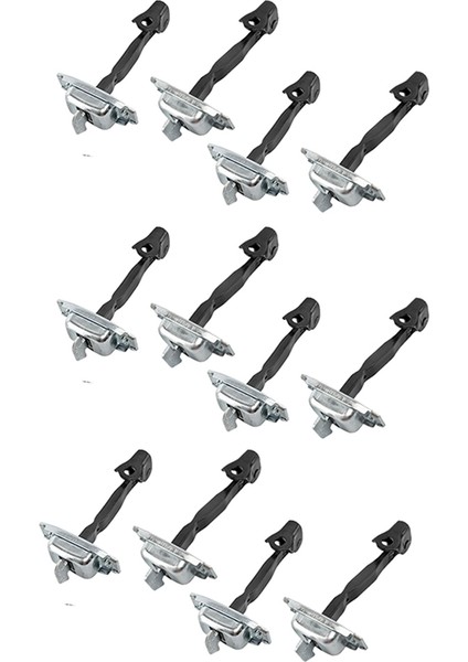 12 Adet Araba Kapı Durdurucu Kontrol Kayışı Sınırlayıcı - - 2004-2015 Fortuner 2005-2015 Için (Yurt Dışından)