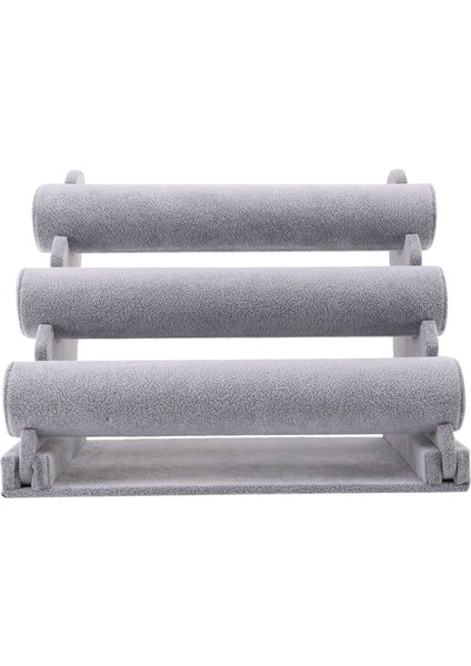 Хранение Продукции,üçlü Bilezik Tutucu Takı Ekran Standı Saat Bileklik Bar Kolye Depolama Organizatör Gri (Yurt Dışından) fiyatları