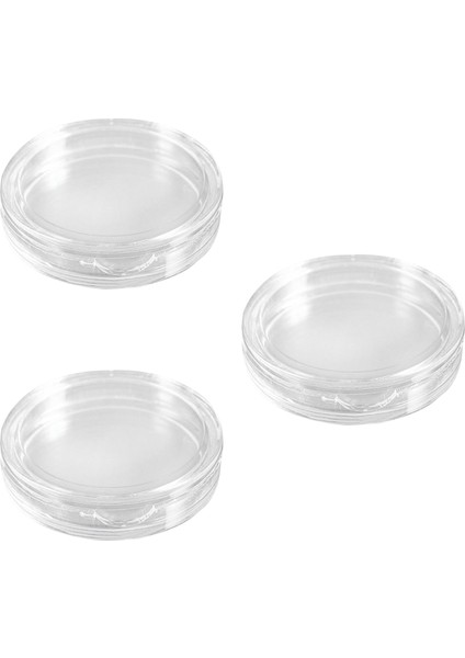 30 Adet Küçük Yuvarlak Şeffaf Plastik Para Kapsül Kutusu 40MM (Yurt Dışından)