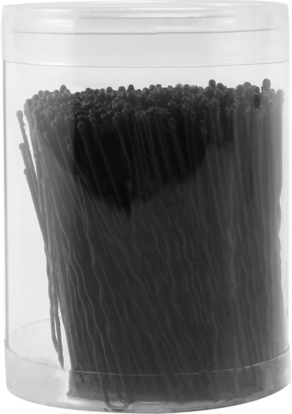 300 Adet 6 cm U-Şekilli Saç Tokası, Bayanlar Saç Topuz Saç Tokası, Saklama Kutusu ile Küçük Saç Tokası, Siyah (Yurt Dışından)