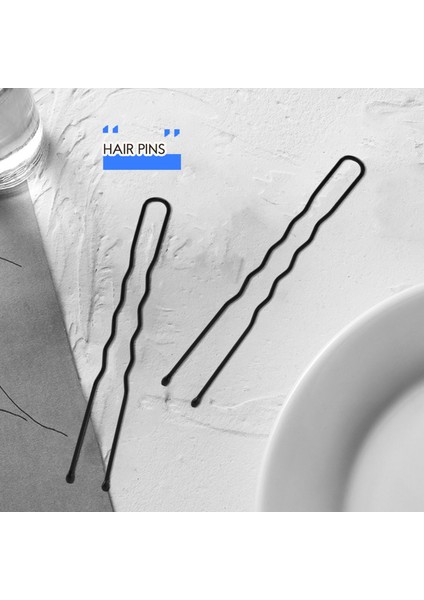 300 Adet 6 cm U-Şekilli Saç Tokası, Bayanlar Saç Topuz Saç Tokası, Saklama Kutusu ile Küçük Saç Tokası, Siyah (Yurt Dışından) fırsatları