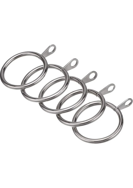 160 Adet Perde ve Direk Için Metal Perde Halkası, Sarkan Sürgülü Kuşgözü Halkası 32 mm Iç Çapı (Gümüş) (Yurt Dışından) fiyatları